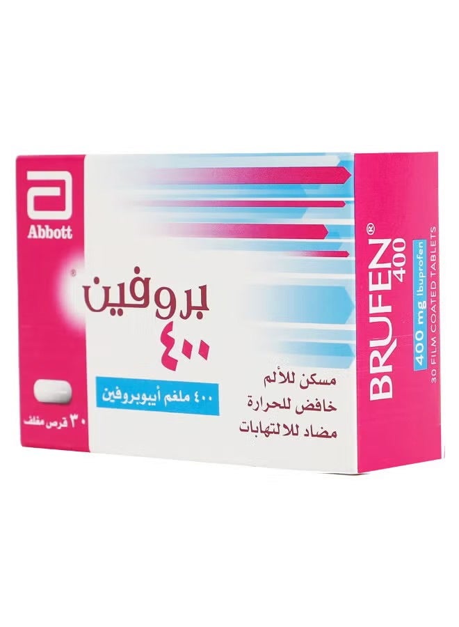 BRUFEN Pack Of 2 Brufen 400 MG 30 Tablets - Image 3
